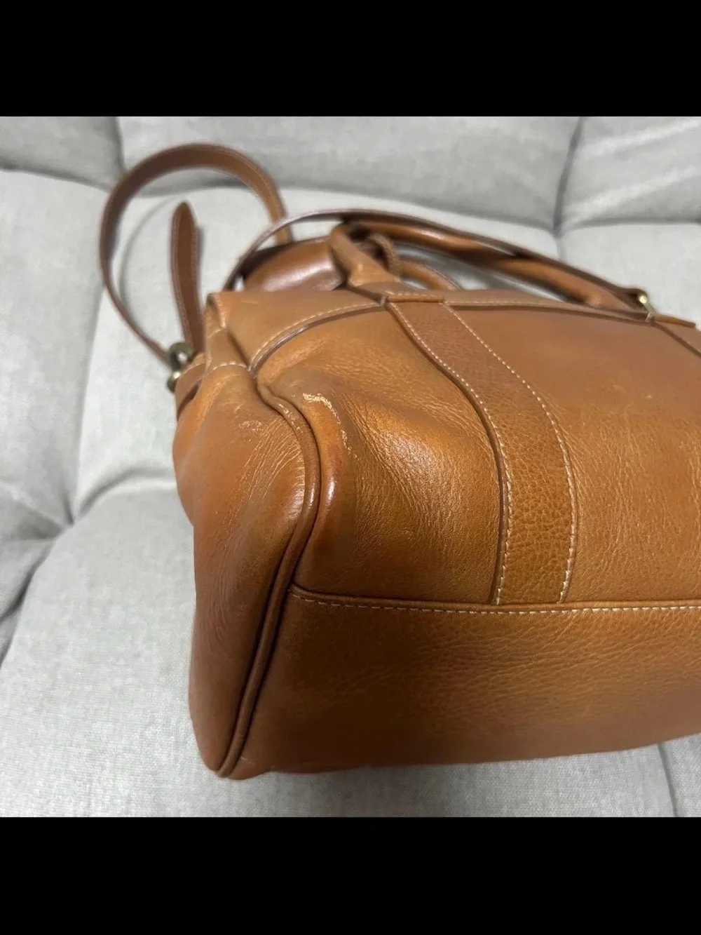 Mulberry structured satchel